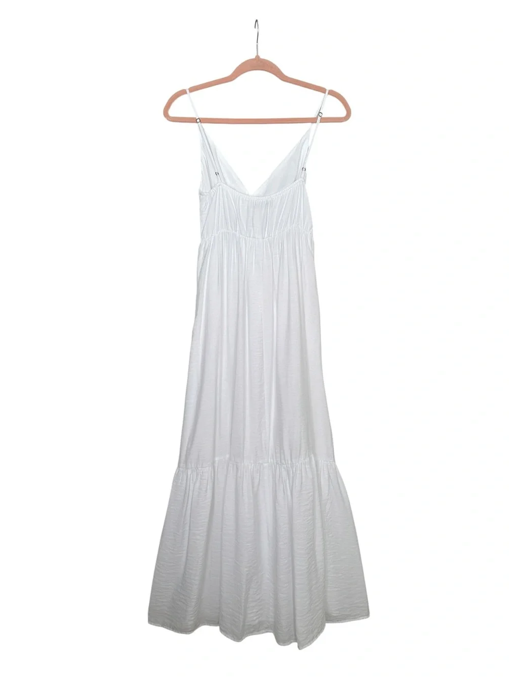 Abercrombie & Fitch White Cutout Maxi Dress